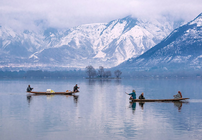 Dal lago a Srinagar