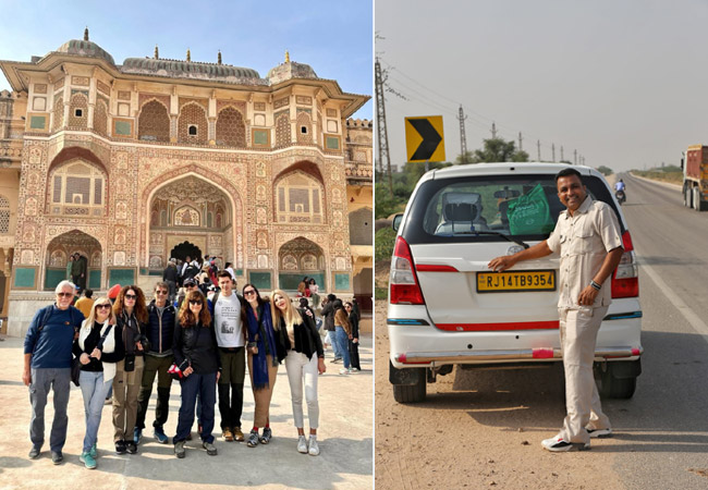 Tour privato di Jaipur Ripercorrendo 1000 anni con auto climatizzata e guida