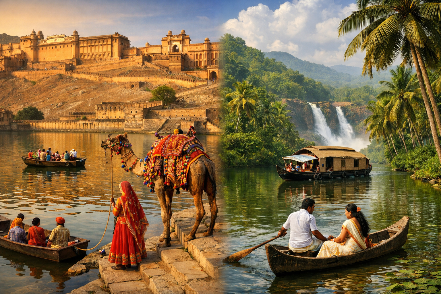 19 Noches / 20 Días "Cultural Rajasthan con Kerala" Viaje