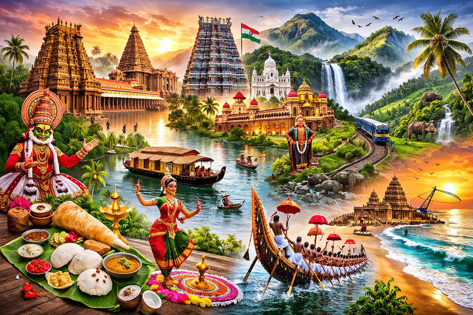 Tour di gruppo India del Sud Kerala Tamil Nadu