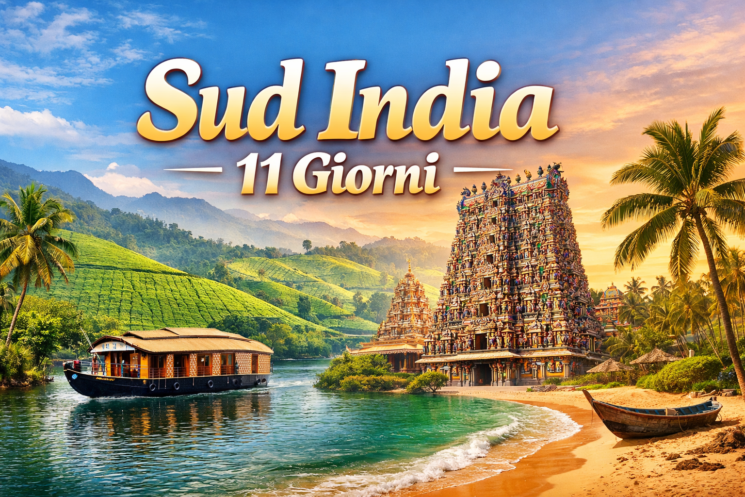 Viaggio nel Sud India in 11 Giorni Itinerario Completo