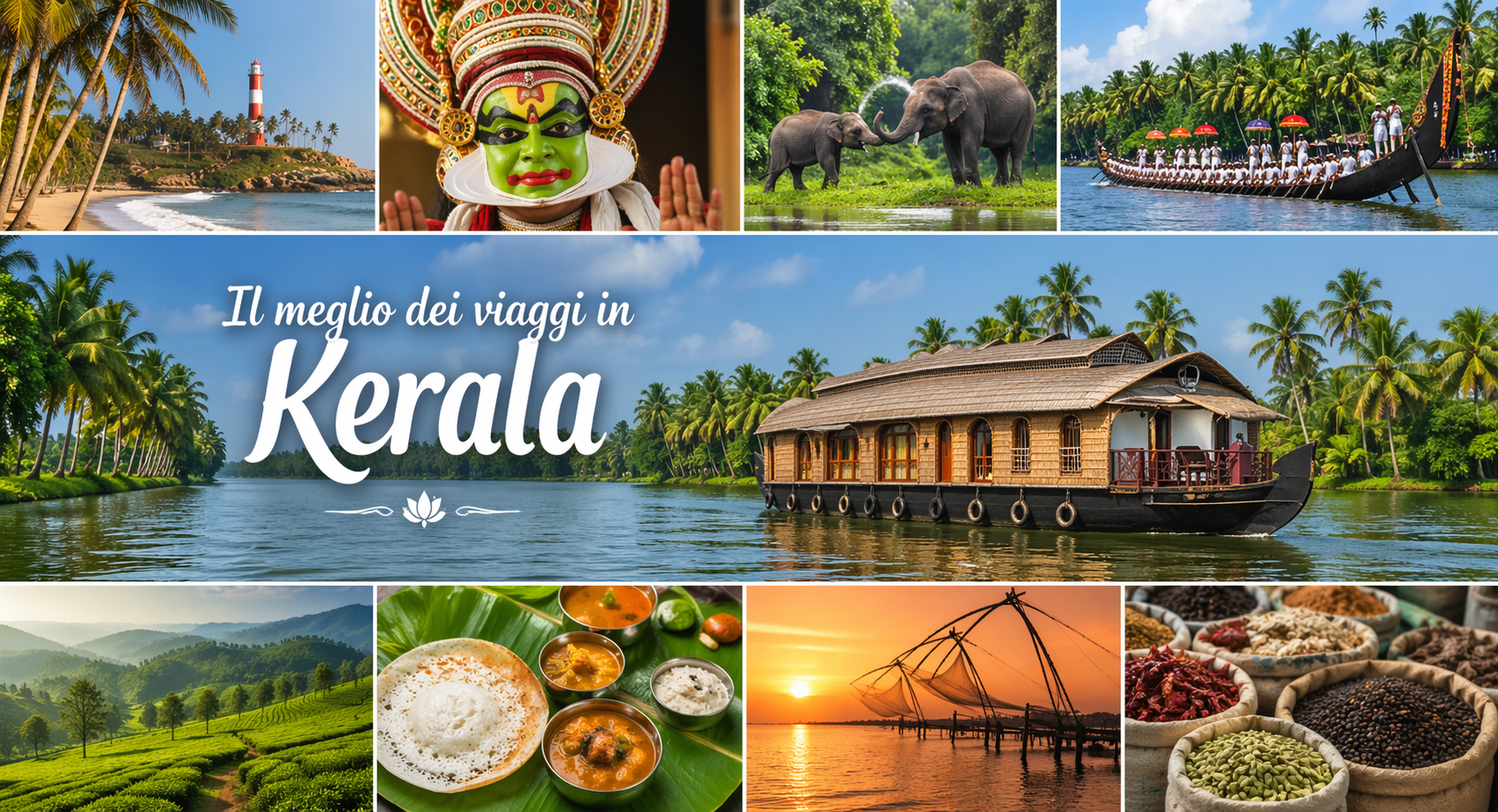 Il meglio dei viaggi in Kerala (7 Giorni 6 Notti)