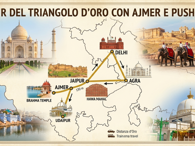 Tour del Triangolo d'Oro con Ajmer e Pushkar (7 Giorni 6 Notti)