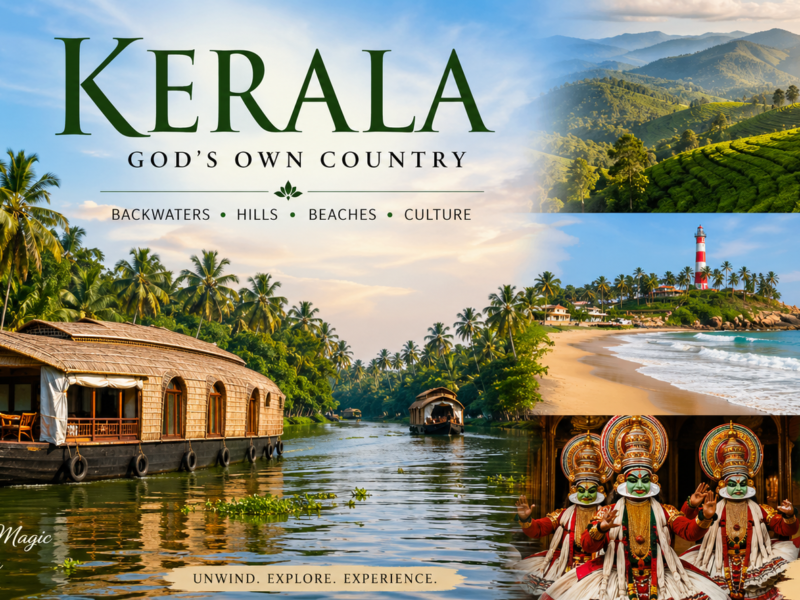 Tour di 9 giorni tra lagune, colline e spiagge del Kerala