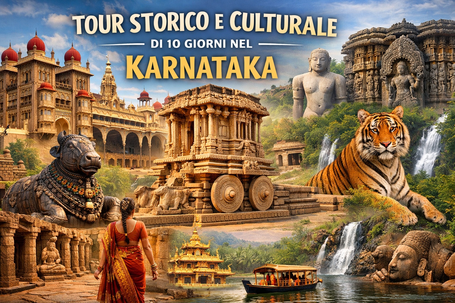 Tour storico e culturale di 10 giorni nel Karnataka