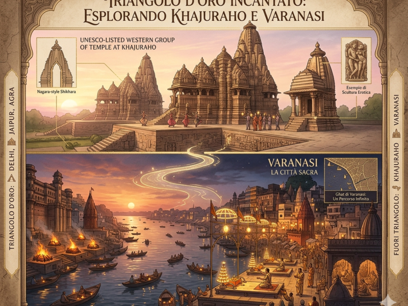 Triangolo d'Oro Incantato Esplorando Khajuraho e Varanasi ( 10 notti 11 giorni)