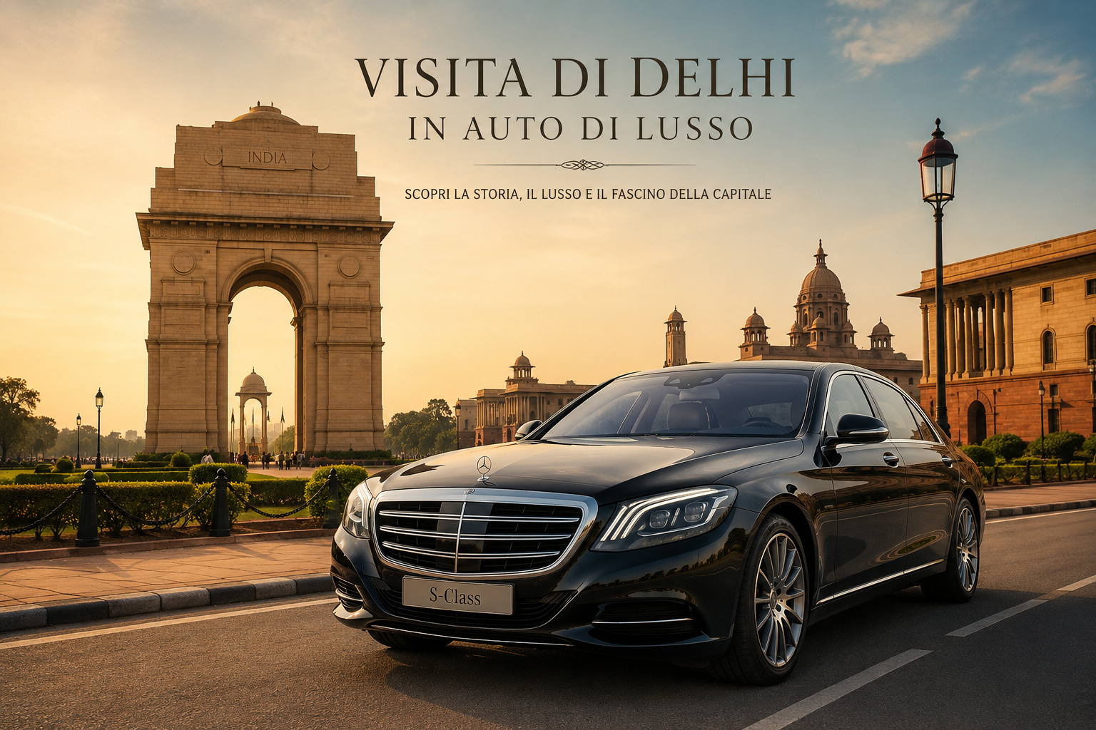 Visita di Delhi in Auto di Lusso