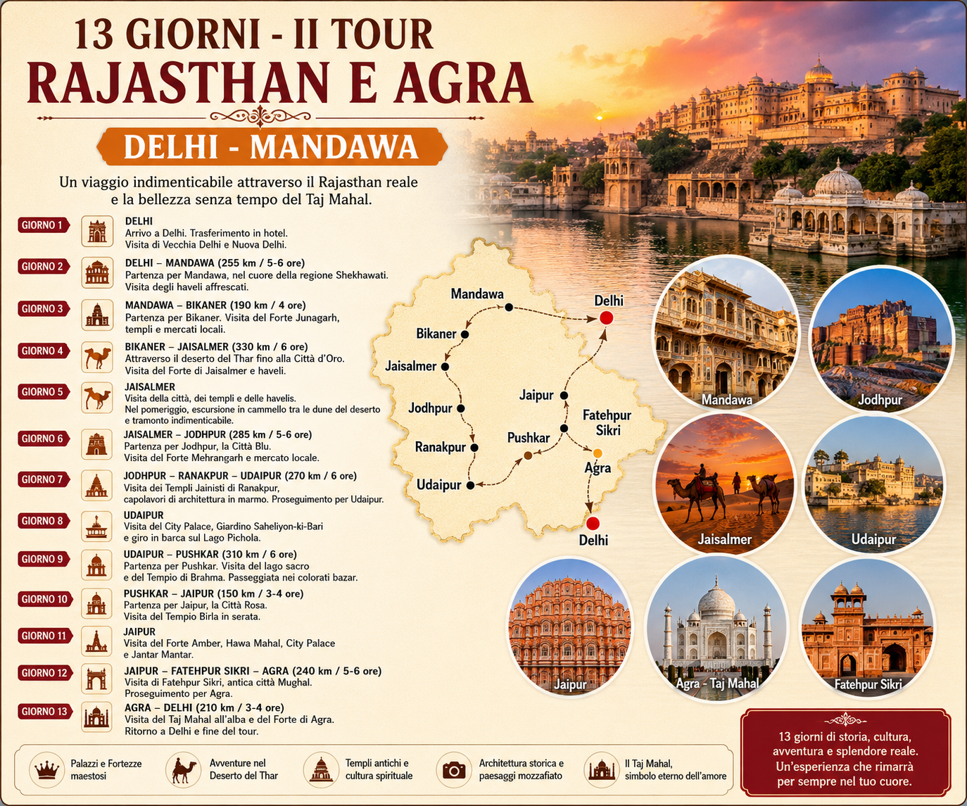 13 Giorni – II Tour Rajasthan e Agra