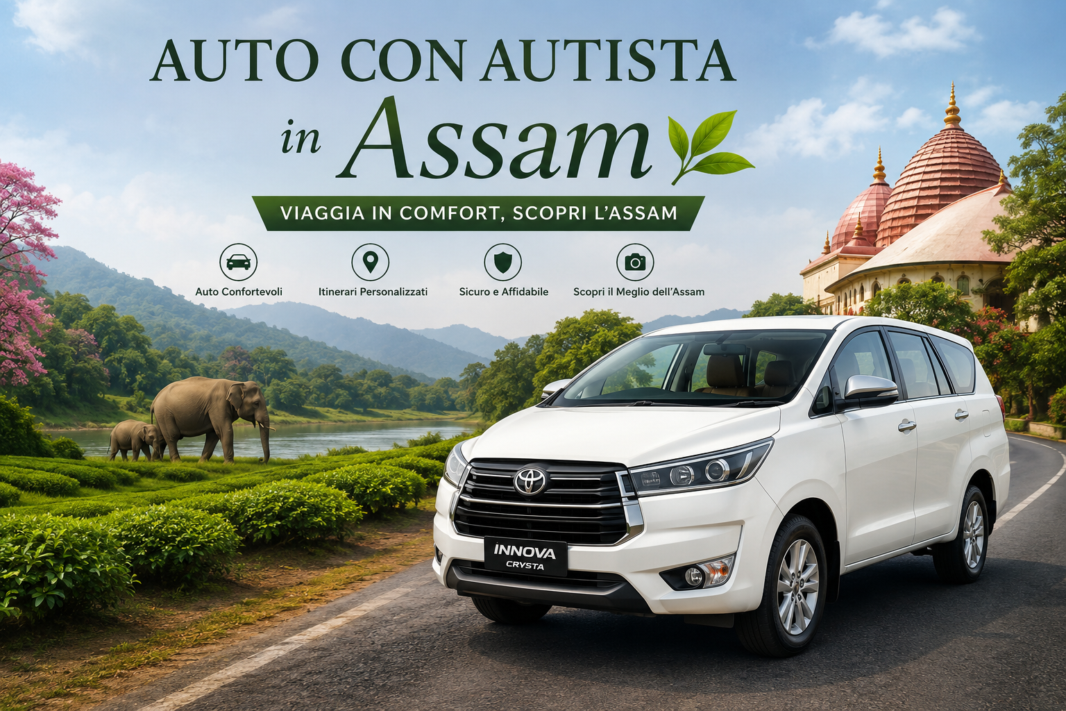 Auto con Autista in Assam