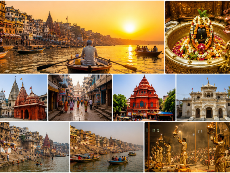 Itinerario Completo del Tour di un Giorno a Varanasi con Crociera sul Gange