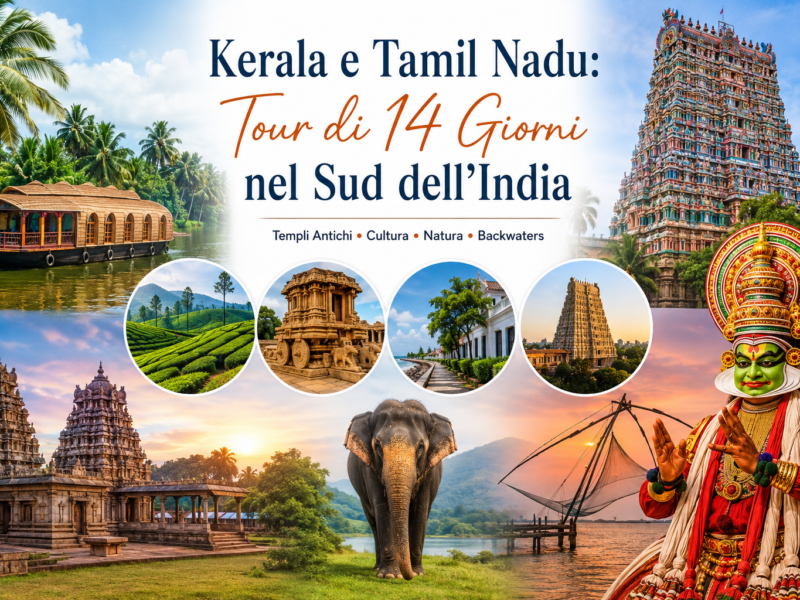 Kerala e Tamil Nadu Tour di 14 Giorni nel Sud dell'India
