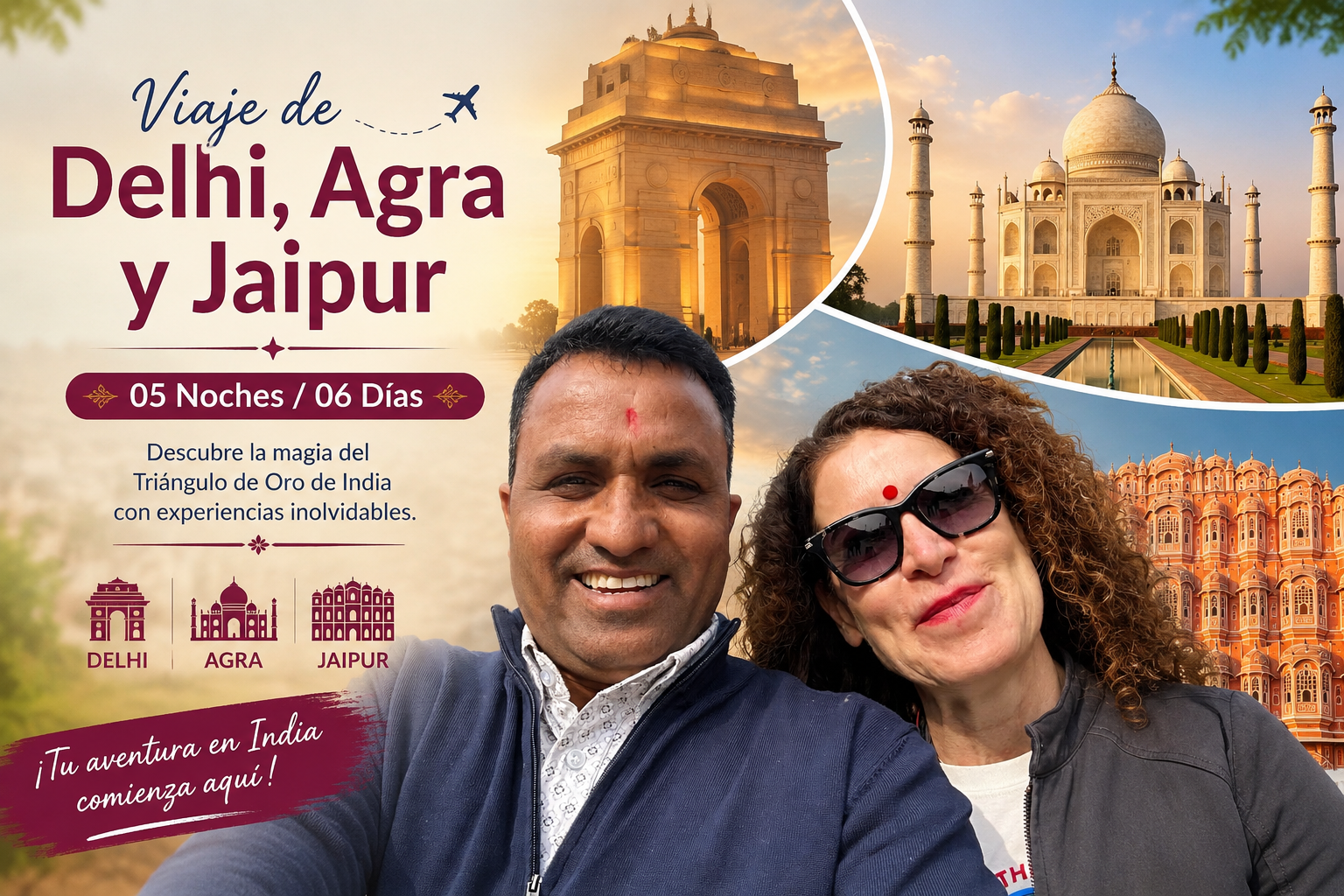 Viaje de Delhi, Agra y Jaipur – 05 Noches 06 Días