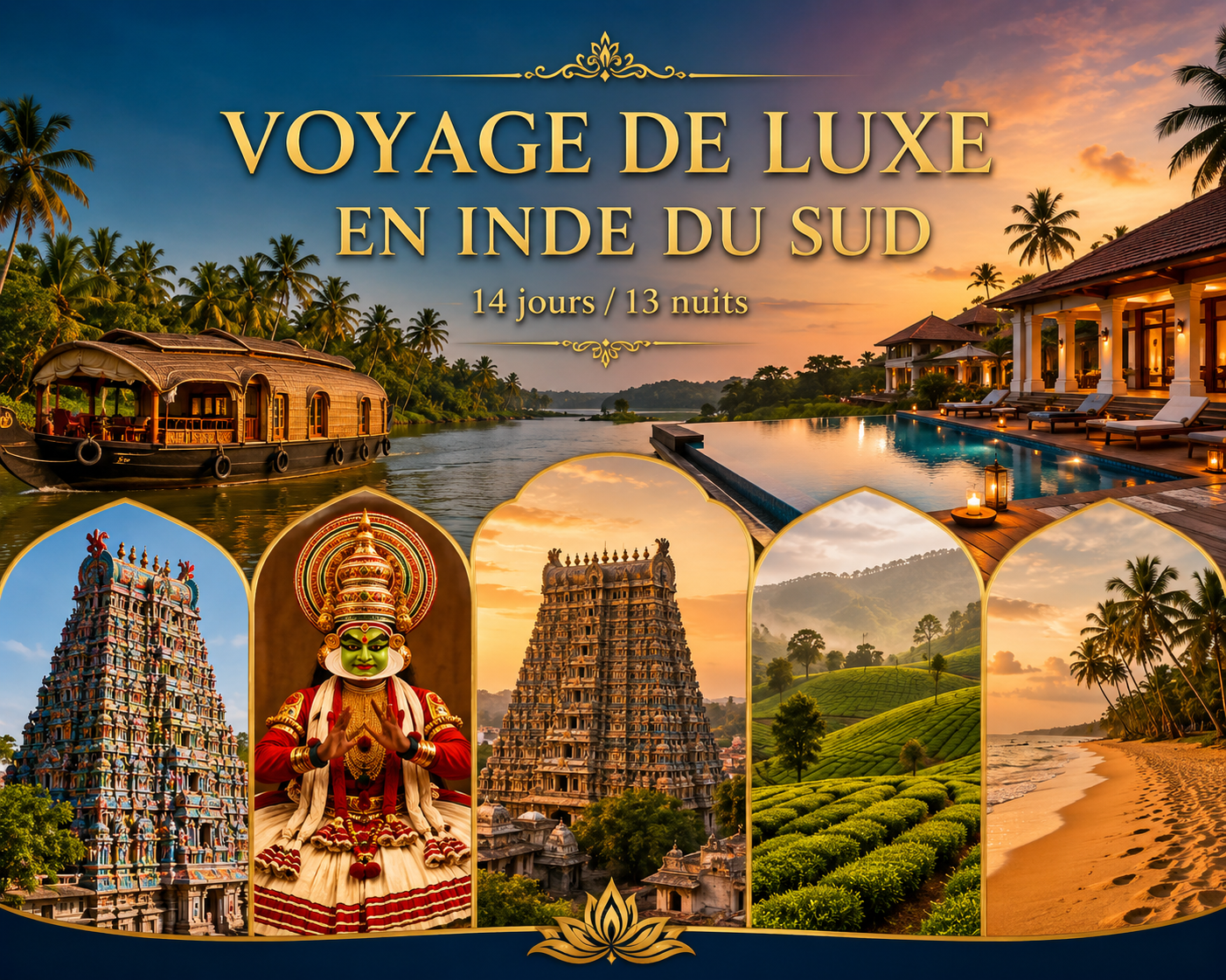 Voyage de Luxe en Inde du Sud — 14 jours 13 nuits