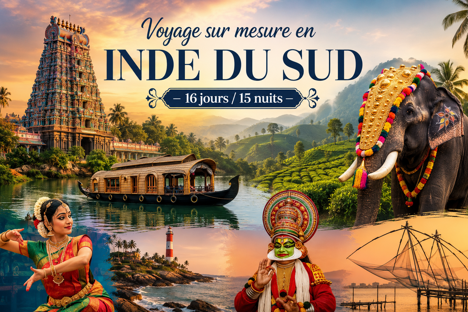 Voyage sur mesure en Inde du Sud — 16 jours 15 nuits