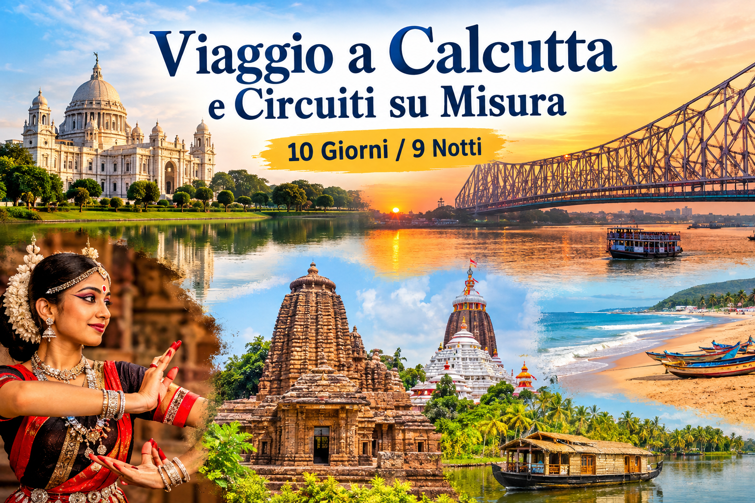 Viaggio a Calcutta e Circuiti su Misura – 10 Giorni 9 Notti