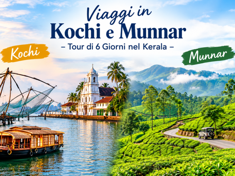 Viaggi in Kochi e Munnar – Tour di 6 Giorni nel Kerala