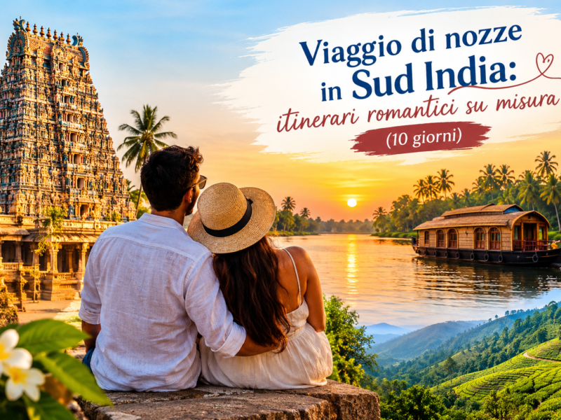 Viaggio di nozze in Sud India: itinerari romantici su misura (10 giorni)