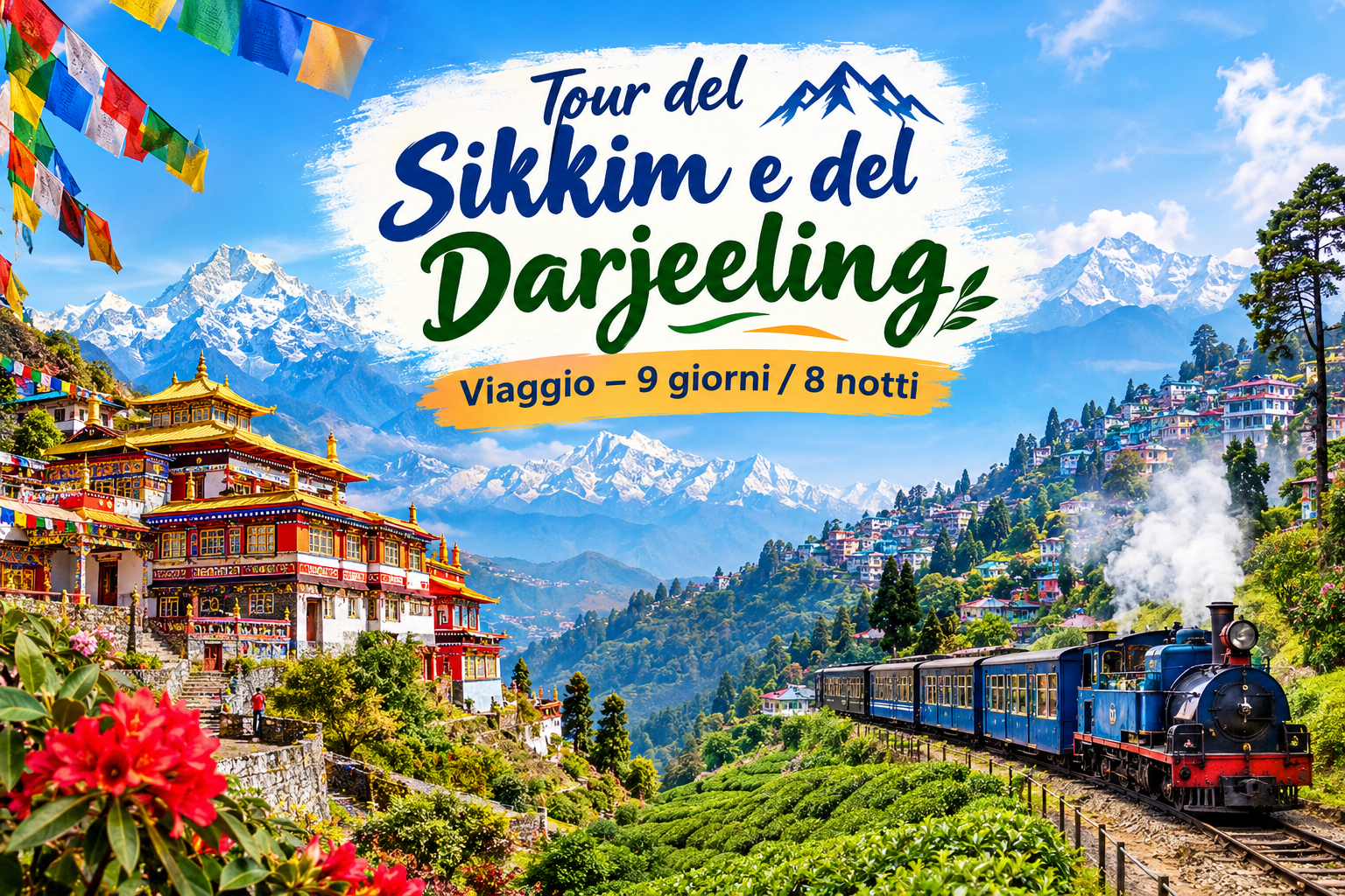 Tour del Sikkim e del Darjeeling – 9 giorni / 8 notti