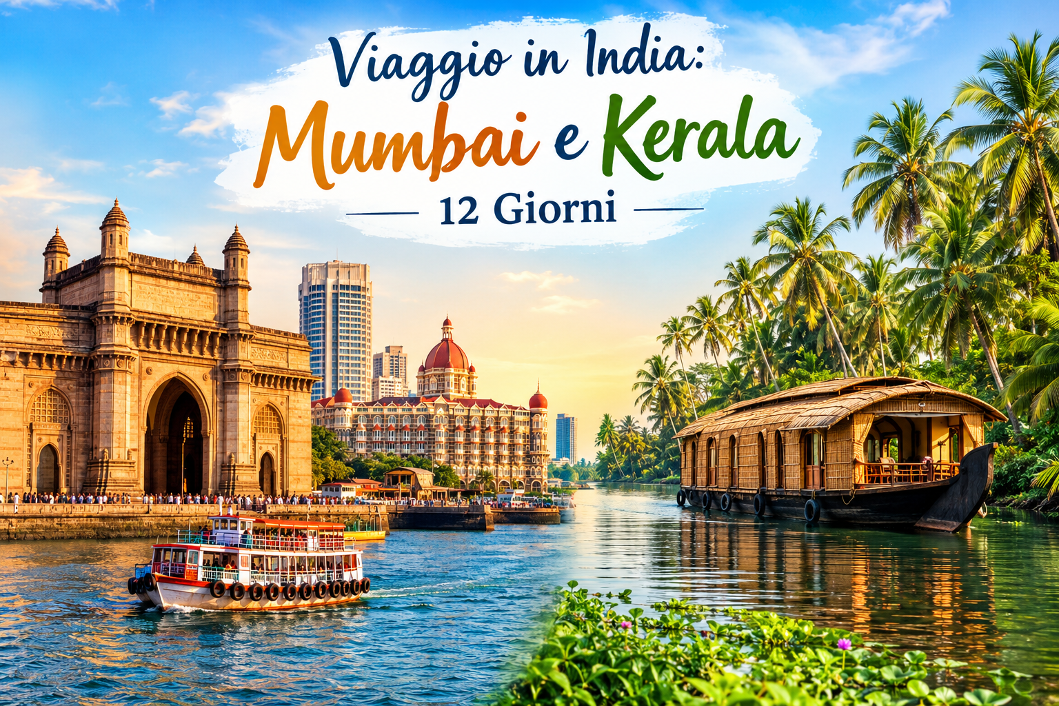Viaggio in India Mumbai e Kerala - 12 giorni